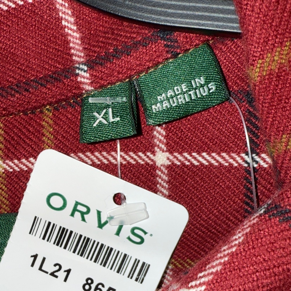 Orvis Perfect Flannel Shirt (Men’s XL) NWT - Picture 8 of 11